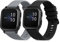 kwmobile 2x Sportarmband kompatibel mit Garmin Venu Sq Music/Sq Armband - Fitnesstracker Band Set aus TPU Silikon