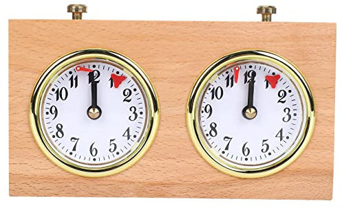 Restrdt Minuterie D'éChecs, Horloge D'éChecs Internationale NuméRique Professionnelle, Compte à Rebours en Bois, Minuterie D'éChecs Portable