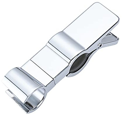 Amfrpar Universal Duschkopfhalterung für Duschstange 20-29mm Handbrause Halterung ohne Bohren Brausehalter Verstellbar Duschhalterung Metall Duschkopfhalter Handbrausehalter (Verchromt, Silber)