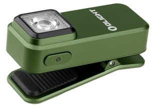 OLIGHT Oclip Rechargeable EDC Flashlight 300 Lumens Dual Sources Compact Pocket Clip Light, Convenient USB C Charging, Magnetic Flash Lights for Working, Cycling, Emergency, Signaling Tool(OD Green)
