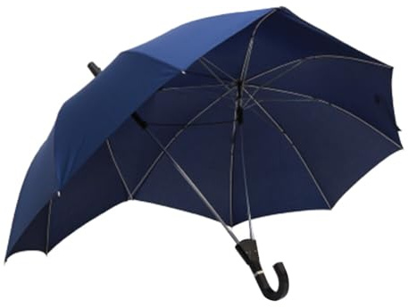 Uposao Paraguas automático para parejas conjuntas Doble poste con mango curvo Parasol Paraguas de lluvia a prueba de viento para picnic al aire libre y viajes en pareja, turquesa