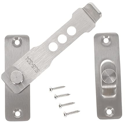 SHINEOFI Serrure De Porte Loquet De Portail Loquets De Porte Serrure De Grange Verrou De Sécurité Serrure De Porte De Sécurité Serrures De Porte De Service Barre De Sécurité De Porte