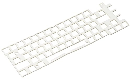 PATIKIL Espuma de teclado de 4 x 12 pulgadas, 68 diseños de teclado de amortiguación de sonido, almohadilla de espuma, interruptores amortiguadores para teclados mecánicos, color blanco