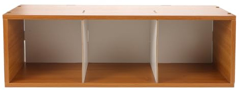 ADOCARN Estante Organizador de Cd Y Dvd de Madera, Ideal para Estudio, Oficina Y Hogar.