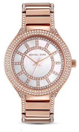 Michael Kors Kerry MK3313 - Mouvement Quartz - Affichage Analogique - Or rose et Cadran Nacre - Femme