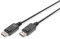DIGITUS Cable DisplayPort - Full-HD 1080p/60Hz - 2m - con bloqueo - Displayport 1.1a - Compatible con PC, monitor, tarjeta gráfica para juegos