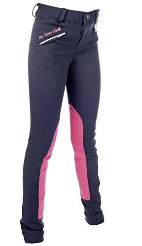 HKM My first HKM Reithose dunkelblau/pink 122