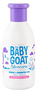 The Baby Goat Skincare Pure Goat's Milk Wash & Shampoo for Newborns and Infants, to Hydrate Skin and Improve Barrier Function, Suitable for All Skin Types 250ml