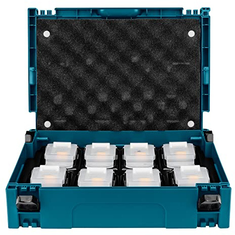 Makita 199697-1 Li-Ionen-Akku-Set, 18V, 5.0 Ah, 8 Teilig