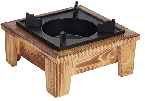 Jerliflyer Alcohol Wood Stove,Japanese Portable Stove Belly Stove for Outdoor Picnic for Soup Pot Roasting Pan Kettle