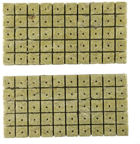UTTASU Hydroponische Wachstumswürfel, Würfel Grow Starter für Hydrokultur, Hydrokulturblätter zum Schneiden von Wurzeln/Klonpflanzen/Vermehrung (50 Stück)