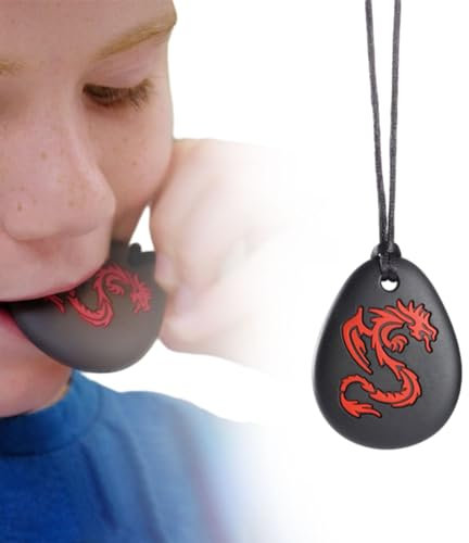 Kaukette Für Kinder,Kau-Beißring-Halskette,Sensorische Kaukette Für Kinder Adhs,Beißkette Kinder,Silikon-Anhänger Zum Kauen,Kaukette Ideal Für Kinder Oder Erwachsene,Die Gerne Beißen & Autismus Haben