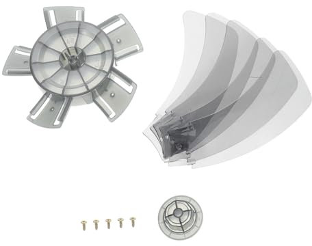TOKIDNY 18 elektrische Lüfterflügel Elektrolüfter Ersatzflügel für Deckenventilatoren elektrischer wandventilator Klimaanlagenblätter Ventilatorständerboden Plastik Grey