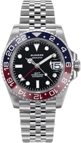 Sugess Ocean Star GMT Taucheruhr S420-2.PS Saphir-Kristallglas, 200 m, mechanisch