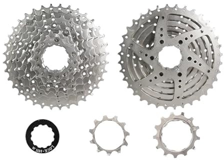kassett MTB-frihjul Passar till BUCKLOS cykelkassett 8/9-växlad frihjul för cykel 11-25T/28T/32T/34T/36T/40T landsväg mountainbike för HG navdel(9S 11-36T)