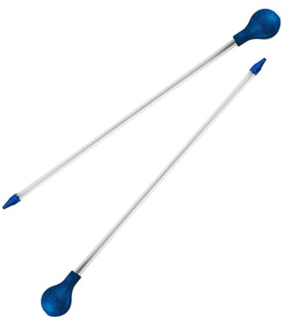 PLAFOPE Lot de 2 Tubes d'alimentation pour Aquarium Coraux 40 CM en Silicone Souple et Verre Distributeur Nourriture Poissons Récifaux Outil Précis pour Nourrir Crevettes et Coraux