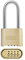 Master Lock 175DLHWD Set Your Own Word Zahlenschloss 2-1/4 Zoll Schäkel Messing Finish