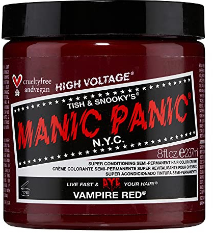 Coloración Semipermanente Manic Panic Panic High Rojo Vegano (237 ml)