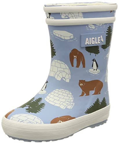 Aigle Baby Flac F Pt2, Stivali da Pioggia, Unisex - Bambini e ragazzi, Multicolore (Igloo), 20 EU
