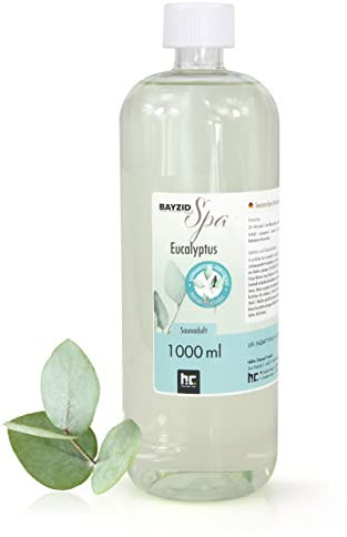 1 L BAYZID® Spa Parfum Sauna - Eucalyptus - concentré d'infusion pour l'infusion Sauna Sauna