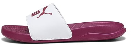 PUMA Unisex Popcat 20 Slide-Sandalen, Puma White Pinktastic, 43 EU