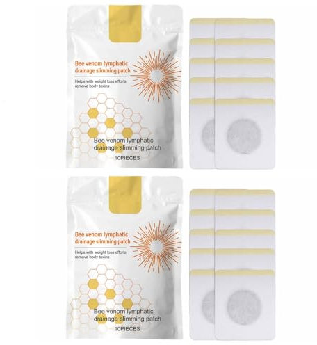 Abnehmen Pflaster, Bee Venom Abnehmpflaster, Abnehmen Schnell Fettverbrenner, Bienengift Diet Patches, Weight Loss Patch, Slim Patch, Fat Burner, Bauch Weg, Bauchfett Schnell Loswerden (20 Stück)