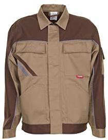 Chaqueta de trabajo con cintura elástica gris pizarra/negro caqui/Braun. 54