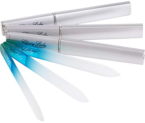 ClassyLady Beauty Glass Nail File Blue 3 Pack