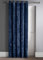 Intimates Luxury Thermal Crushed Velvet Navy/Dark Blue Ringtop Pair of Curtains (Plain, One Door Panel 46 Wide x 84 Drop)