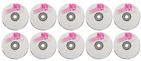 CD, performances stables magasin 175 numéros CD R disques vides pratiquement 52X pour la musique (10PCS)