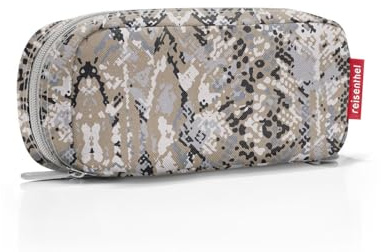 reisenthel multicase - farbenfrohes und modernes Design, Multi-Use-Etui ideal für Kosmetik, Schul- oder Arbeitsutensilien, Couleur:Snake Sand