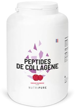 Nutripure - Peptides de Collagène Peptan® - Goût Framboise - 1,2 kg