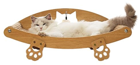 Griffoir pour chat - Lieu de grattage et de repos surélevé avec fonction de sommeil - Meubles griffoirs en sisal pour jouer - Protection pour meubles, canapé, sol, intérieur