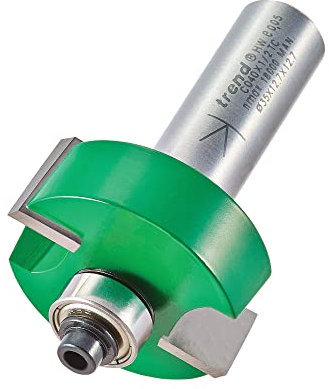 Trend CraftPro Rebater Router Cutter Bit, 1/2 Inch Shank, 12.7mm Cut Length and 35mm Cut Diameter, Tungsten Carbide Tipped, C040X1/2TC