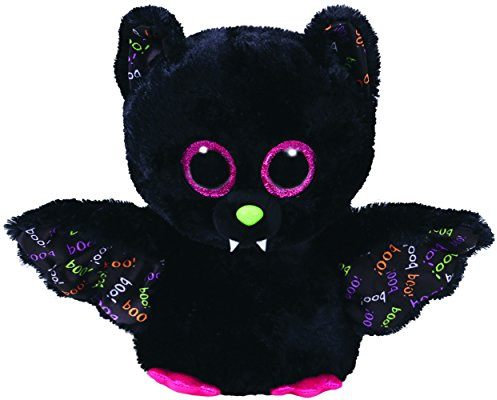 TY 37153 Dart - Fledermaus, 24cm, mit Glitzeraugen, Glubschi's, Beanie Boo's, Halloween Limitiert