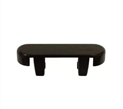 Lot de 4 bouchons de vidange en PVC pour fenêtre avec trous de drainage en uPVC double vitrage Marron