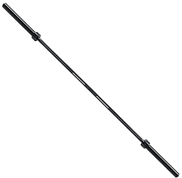 Signature Fitness 7FT Olympic Barbell Weightlifting Barbell, 700-Pound Capacity, Black