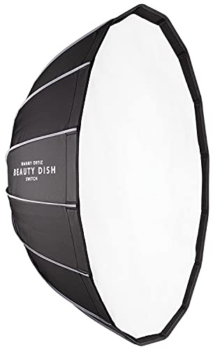Westcott 2548 Beauty Dish Switch von Manny Ortiz, 91,4 cm (silberfarbene Innenseite)