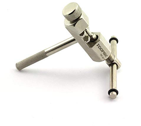 TAODAN 1 lot de disjoncteur de chaîne de vélo - Outil de démontage manuel - Type vis - Extracteur de rivet de chaîne VTT