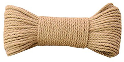 Corda for bondage, corda da giardino, corda di iuta 20 metri (65 piedi) corda di canapa da 4 mm for confezioni regalo di artigianato artistico
