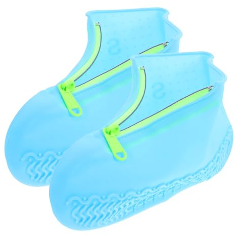 Happyyami Cubrezapatos Impermeable De Silicona Antideslizante Reutilizable para Lluvia Y Protección Exterior Funda De Zapatos Portátil Tamaño S