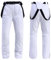 Topassion Skihose Damen Herren,Thermo Snowboardhose,Winterhose Winddicht Softshell Schneehose,Unisex Hiking Skibekleidung,Outdoorhose mit Schultergurt Wasserdicht,Baggy Ski Latzhose(White,XXL)