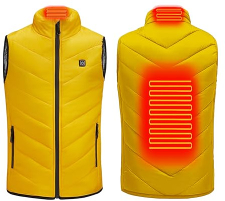 Manteau Chauffant Enfant avec Batterie Veste Chauffant Electrique Épaissi Garçons Filles avec Plusieurs Zones de Chauffage pour Plein Air Sports Hiver Vêtements Chauffants Intelligents Lavable