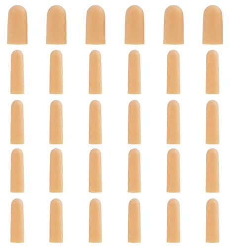 30PCS Protectores de Silicona, Impermeables pour Dedos, Protección Ajustable y Reutilizable, Bricolaje Fundas de Gel Flexibles pour Manos, El Material sebs es cómodo, Suave, hidratante