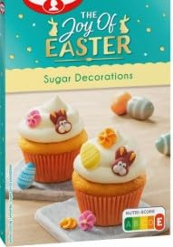 Easter Sugar Decorations - Décorations en sucre de Pâques - Pour délicieux gâteaux, pains et dessert maison pour des recettes gourmandes - Compatible avec oetker - 11g