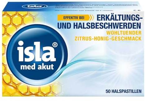 Isla med akut Zitrus-Honig Pastillen, 50 St