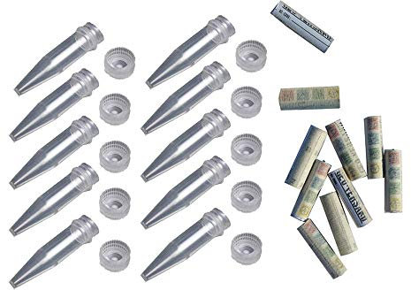 Geocaching 10 x Nano+ 10 Logs Set Paket Mini Geocache D5 Versteck Globuli Behält