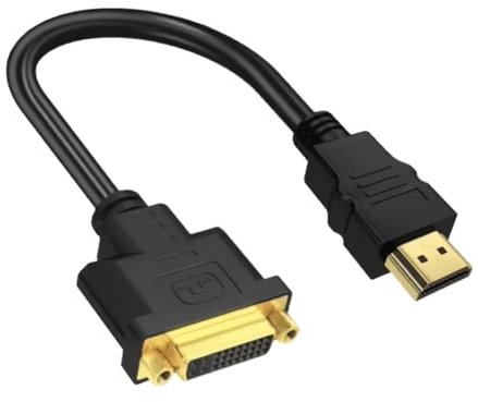 Bolwins C42S - Cable adaptador de HDMI a DVI (24+5) hembra a HDMI macho, adaptador 4K Full HD 1080p 60Hz TV Beamer PC