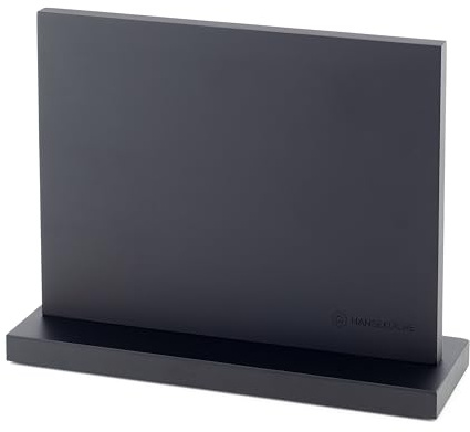 Hanseküche Bloque de cuchillos, sin cuchillos, de madera, tabla de cortar para cuchillos en ambos lados (suelo de madera)