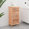 ShGaxin Badschrank 42x29x82 cm Massivholz Nussbaum, Bad Kommode, Badezimmer Möbel, Badzimmer Schrank, Aufbewahrungsschrank, Bad Schrank - 350354